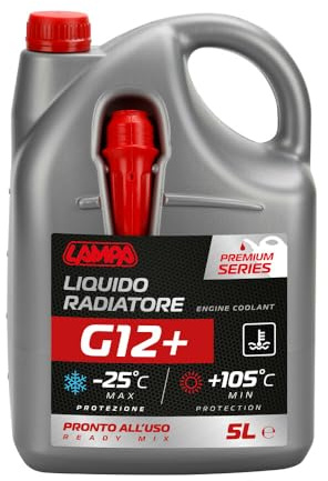 Lampa 37973 Premium Series Rosso G12+, Liquido antigelo radiatore - (-25°C / +105°C) - 5 L