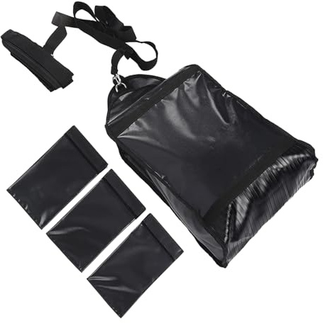 Qsvbeeqj Justerbar viktsläde tränare med 3 viktpåsar löphastighet träningsutrustning sprinter speed träningsutrustning