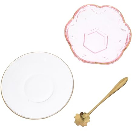Healifty Ciotola Di Vetro Con Fruttiera Da Portata Di Ciotole Per Gelato e Dessert Decorativa Per Feste e Snack