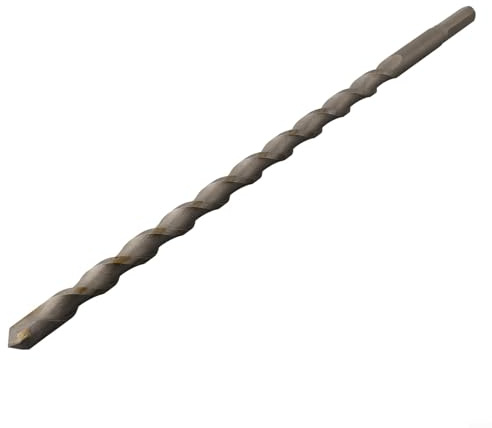 Desiumite 12mm Drill Bit 300mm Long Masonry Concrete Drill Bit with Triangle Shank for Drills, Carbide Tip High Carbon Steel for Natural Artificial(16x350mm)