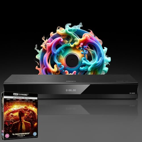 MULTIREGION Blu-ray Player Compatible with Panasonic DP-UB820 MultiRegion Blu-ray Region A, B & C - DVD Regions 1-8 - Bundle Including 0ppen. 4K UHD Disc