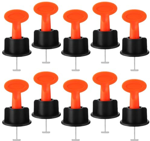 MAGICLULU 51 Pièces Système de Nivellement Carrelage avec Entretoises Réutilisables et Accessoires Locator Outils Réglables pour Pose Murs Sols Kit Anti-déformation
