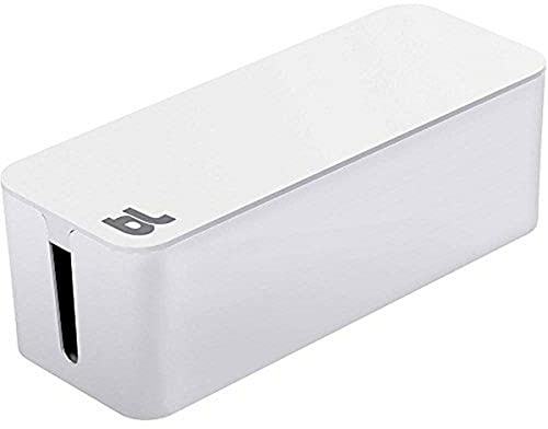 Bluelounge Cable Box Cable Management /Tidy Solution in White