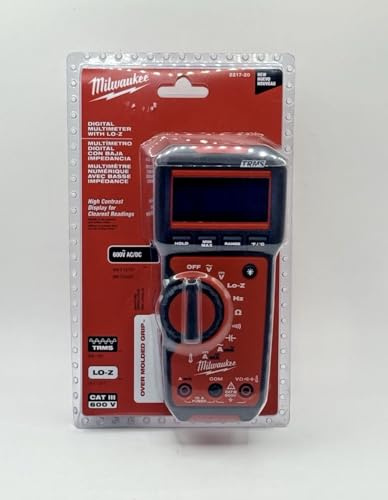 Outil électrique Milwaukee 2217–20 Milwaukee multimètre numérique, 6,3 x 28 x 19 cm