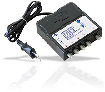 Amplificatore TV da interno con filro LTE 1 ingresso/4uscite