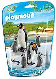 Playmobil 6649 City Life Penguin Family, Fun Imaginative Role-Play, PlaySets Suitable for Children Ages 4+