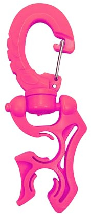 Scuba Choice Scuba Diving Double Hose Holder with Clip, Pink