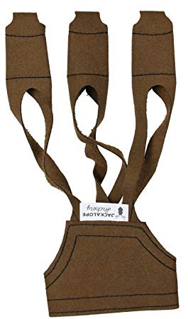 Jackalope Cross X minimalistischer Schießhandschuh aus Microfaser | doppelt verstärkte Fingerkuppen, atmungsaktiv und wasserabweisend, Klettverschluss am Handgelenk