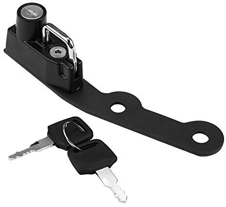 143 Lucchetto per Casco Moto, Gancio di Montaggio per Casco in Lega Lucchetto per Casco Moto con 2 Chiavi per MT-09 FZ-09 FJ-09 XSR900