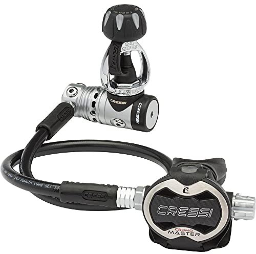 Cressi AC25m Master Chrome Regulator INT Trockenanzug, Schwarz, M