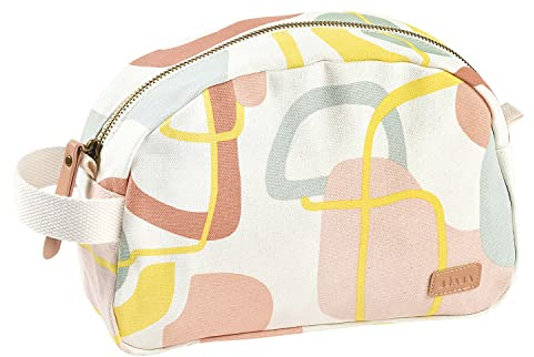 BÉABA, Trousse de Toilette Bebe, Trousse de Soin Bebe, Sac Geneve, Tissu Impermeable, 2 Poches intérieures, Collection Limitée Artline