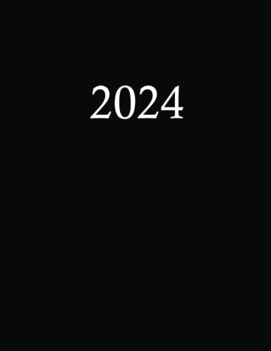 2024: Buchkalender 2024 Monatlicher und Wochenplaner Jahresplaner von Januar bis Dezember 2024, 1 Woche auf 1 Seiten, DIN A4.