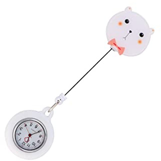 Holibanna Krankenschwester Uhr Teleskop Medizinische Taschenuhr Tragbar Edelstahl Mit Haken Für Pflegekräfte Präzise Zeitanzeige Schlichtes Design Für Ärzte Und Pflegepersonal