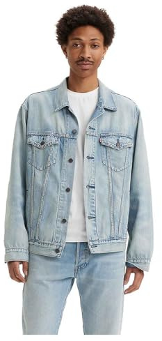 Levi's Relaxed Fit Trucker Men's Denim Jacket, A Bright Light, L
