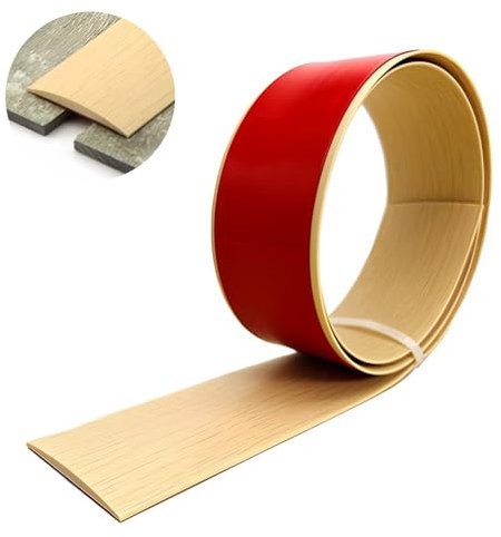 Übergangsprofil Selbstklebend, 4 cm, 5 cm, 7,6 cm Breit, Vinyl Bodenleiste, PVC Fußböden Abdeckleiste, Übergangsschiene Zum Verbinden Von Bodenlücken(Maple,4cm x 200cm)