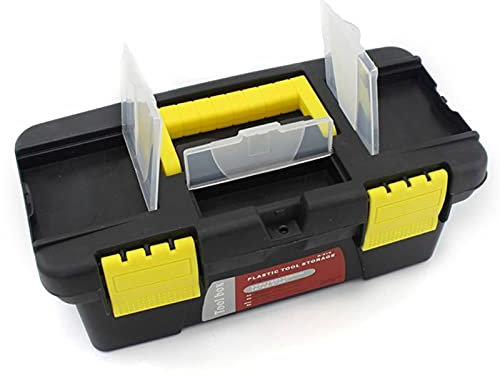 Snowflyk Caja de Herramientas/Estuche de Herramientas Caja de Herramientas multifunción Caja de Almacenamiento de Hardware portátil de Mano para Mantenimiento de vehículos domésticos