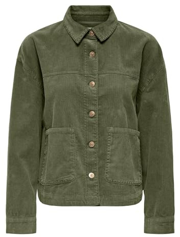 ONLY Damen Onlmoxie L/S Emb Cord Jacket Cc PNT, Kalamata, s
