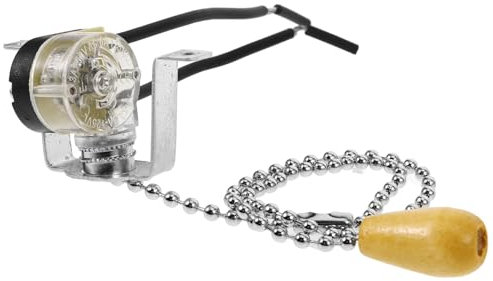 Housoutil Interrupteur à Tirette Silencieux Pour Lampe Murale Et Plafonnier Détachée Résistante Et Facile à Utiliser Pour Salle De Bain Et Bureau