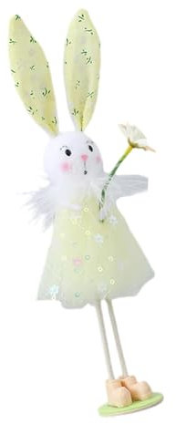 Qsvbeeqj Spring Animal Figur Decors Stehpuppen Mit Garnrockblüten Designs Tiernomes Für Home Dekoration Und Kindergeschenk