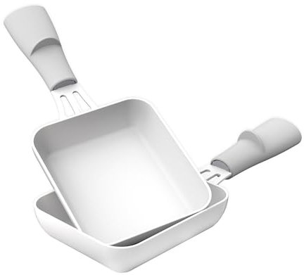 LAGRANGE - Lot de 2 poêlons Raclette Rectangulaires Céramique