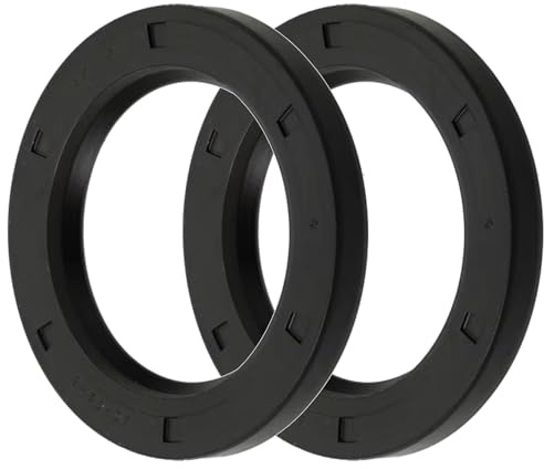 cyclingcolors 2x Retén aceite juntas tóricas métrica caucho goma de nitrilo NBR componente mecánico giratorio eje con resorte, 35x48x8mm CC