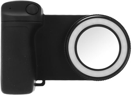 RiToEasysports Agarre Magnético para Cámara de Teléfono, Mango de Cámara para Teléfono Inteligente Bluetooth con Control Remoto de Obturador de Luz para Selfies para Grabación de Vídeo
