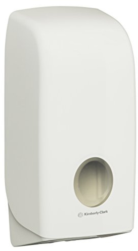 Aquarius-Spender für Einzelblatt-Toilettenpapier 6946 – 1 x Spender für Einzelblatt-Toilettenpapier, weiß
