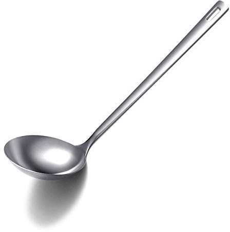 Edelstahlkelle, Berglander Suppenkelle, Kochkelle, Küchenkelle, Metallsuppenlöffel zum Kochen von Antihaft- und hitzebeständigem, spülmaschinenfest, leicht zu reinigen