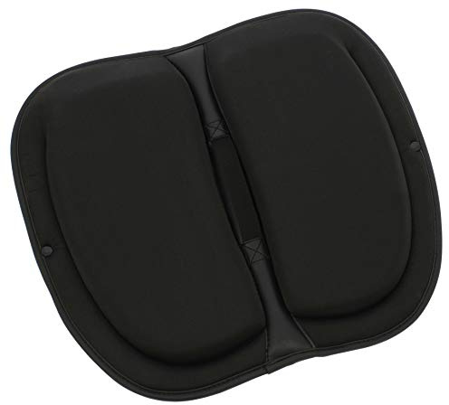 S SUMEX Cojín Plegable de Espuma de Memoria para Asiento, Cojín de Gel para Todo Tipo de Asientos de Coche, Oficina. Ideal para Viajar. Diseño Específico para Descompresión de la Espalda, RK19052