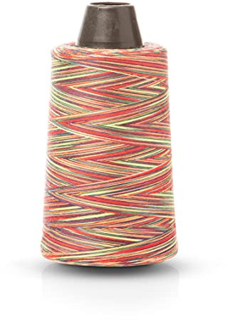 Mehrfarbig, Regenbogen, Overlock-Nähmaschinen-Polyester-Garn, 274 m (B)