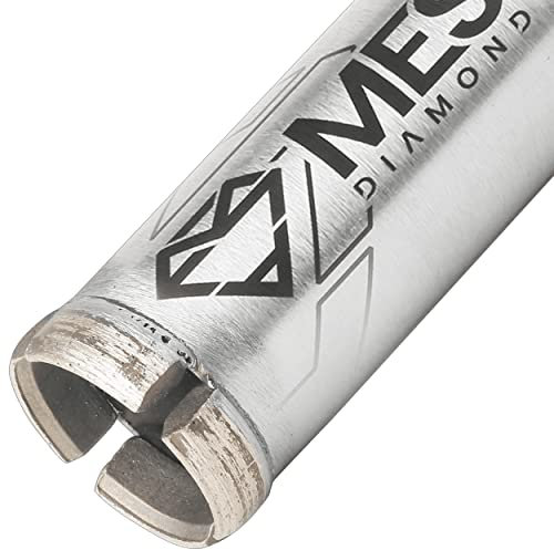 Professional Wet Drill Core Bits for Reinforced/Hard Concrete,Hard Aggregate, Brick, and Block (.440” Segment) 1-1/4-7 Threaded Arbor (0-3/4, 14 inch)