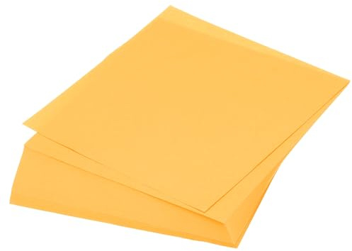 QUARKZMAN 125 Blätter Origami-Papier beidseitig bedruckt 6x6 Zoll (15x15 cm) quadratische Blätter für Kunsthandwerk, Anfänger, Geschenkdekoration, Orange