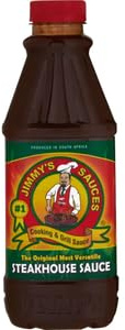 Jimmy's Steakhouse Sauce, 750ml Large Bottle, South African Imported