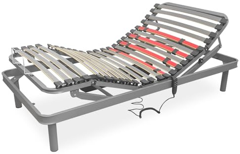 amuéblate online - Letto elettrico articolato Flexipro con 5 piani e struttura rinforzata - Ergonomico, affidabile e silenzioso, motore tedesco, 90 x 200