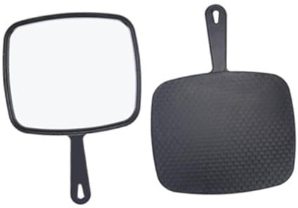 WOONEKY Handheld Salon Barbers Friseure Griff Große Tragbare Make-up Für Rückseite
