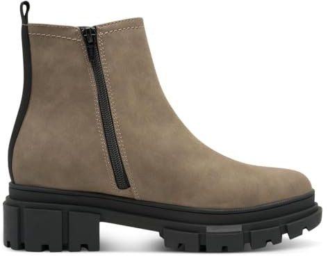 s.Oliver Stivali Chelsea da donna, 5-25402-41, colore: tortora scuro, 38 EU, Tortora scuro, 38 EU