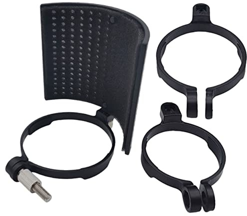 U-förmiger Mikrofon Schutzschirm mit Rauschunterdrückung für Ständer | 1 Satz, Schwarz, Clip On Design aus Metall und Abs Kunststoff, Staubschutz für Tisch und Bodenständer
