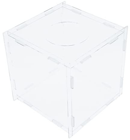 TEHAUX Box Acrylbox Lotteriebehälter Lotteriekoffer Werbebox Multi-zweck Lagerung Box Für Jahresversammlungen Büroaktivitäten
