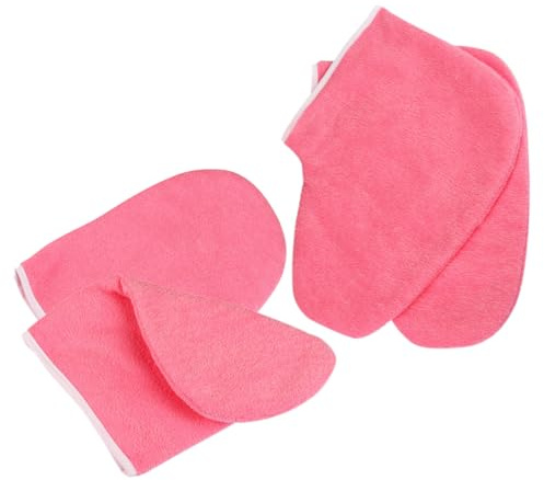 OATIPHO Paraffintherapie Handschuhe und Fußüberzüge Satz Wachsbad Zubehör für Spa und Heim Wärmehaltend und Feuchtigkeitsspendend Professionelle Hand und Fußpflege