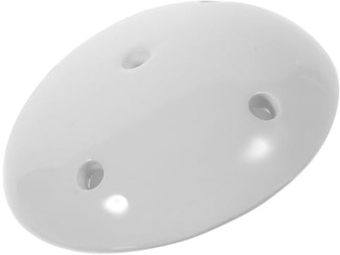 Tofficu Ceramic Urinal Drain Stopper Filter 6.5cm 5-hole Design Odor Prevention Accessory for Bathroom Urinal Easy to Install
