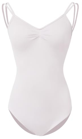 ROYAL SMEELA Ballett trikot mit bh damen spaghettiträger tanzen trikots nylon body ballettbody erwachsene balletttanztrikot ballerina balletttanzbody fuer frauen sexy tanzbody