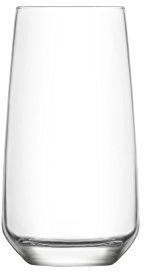 6x Lal 480ml Vasos Altos - Alta Whisky Soda Vidrio Agua Ginebra Jugo Cóctel Juego de Vasos de Cristalería para Beber - by LAV