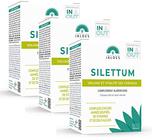 LABORATOIRE JALDES Silettum Nutrition du Cheveu Lot de 3 x 60 comprimés