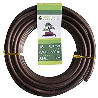 Filo di alluminio ramato (alluminio-ramato) Geotools 6,0 mm per bonsai, 500 gr, 6 m