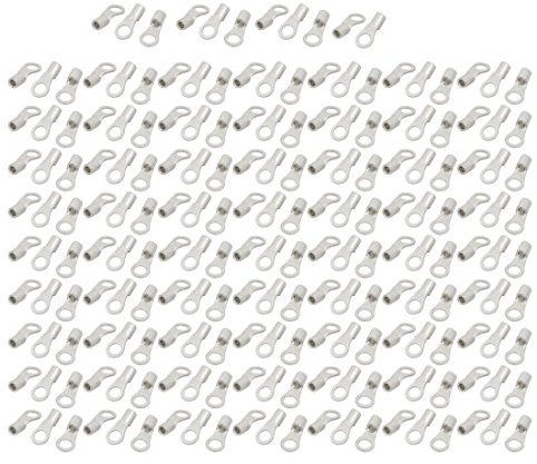 Aexit 200Pcs AWG14-12 Runde Form RNB3.5-5 nicht isolierter Kabelschuh Crimp-Anschluss (1dc967360526d30d94004015af789715)