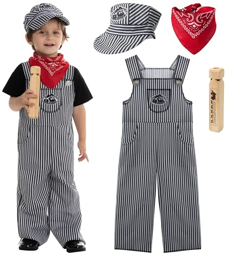 Spooktacular Creations Disfraz de ingeniero de pelotón infantil, unisex, para niños, Halloween, juego de rol (niño pequeño (3-4 años))