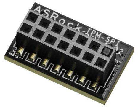 Asrock (TPM-SPI) TPM-Modul, 14-1 TPM-Header, SPI-Schnittstelle, Familie 2.0, Level 00, Revision 01.16