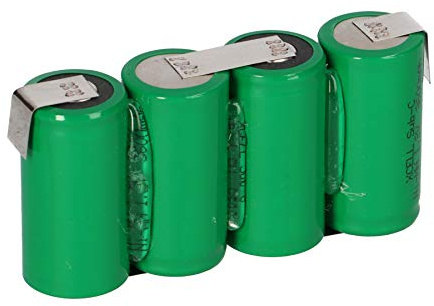 4er Reihe Akku Akkupack Sub-C 3600mAh 4,8V NiMH Mit Lötfahne F1x4 - Accu Batterie Sub C SC 2-0 Ah 4-8 Volt Batteriepack - Langlebig - Wartungsfrei