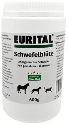 Eurital Schwefelblüte 600g für Tiere
