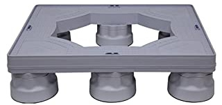 Trockner Kühlschrank Waschmaschinen Untergestell 6 Füße 6 Räder Sockel Podest Gestell für Waschmaschine 14cm hoch Tiefkühltruhe Untergestell Möbelträger 60x50/55/60cm (60 * 55cm)